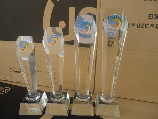 水晶獎杯